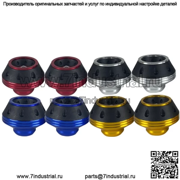 Аксессуары для переоборудования мотоциклов с ЧПУ с полными моделями. Чашка передней вилки из алюминиевого сплава с защитой от падения, экспортируемая в Юго-Восточную Азию и Южную Америку. - Image 4