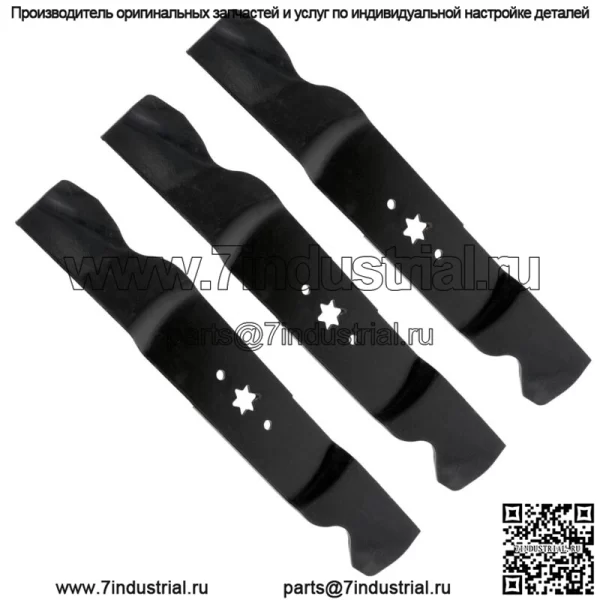 3 лезвия для MTD Toro Cub Cadet GT5024 GT5427 Z6600 Zt54 Ztl54 GT2300 54 Deck - Image 3