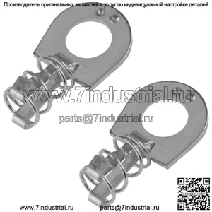 Комплект фиксаторов панели для John Deere 415 16HP Yanmar 658cc 1995-2001 гг.