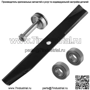 Вал шпинделя и лезвие с подшипниками для деки John Deere AM39912 AM31100 46 дюймов