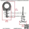 2 комплекта фиксаторов панели для John Deere X595 24HP Yanmar 1006cc 1116cc 02-06 - Image 2