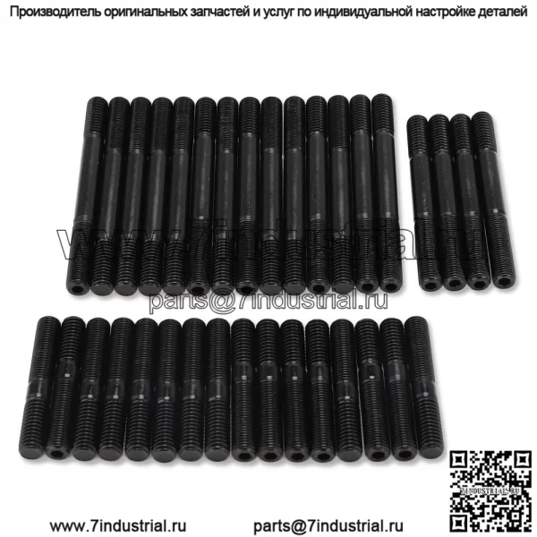 Подходит для болтов головки блока цилиндров двигателя Chevy SBC 350 265 267 283 302 305 307 327. - Image 5
