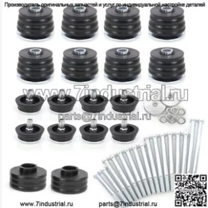 Подходит для Ford F250 F350 2008-2016, втулка кузова, установка кабины, стальная втулка, полиуретановая прокладка