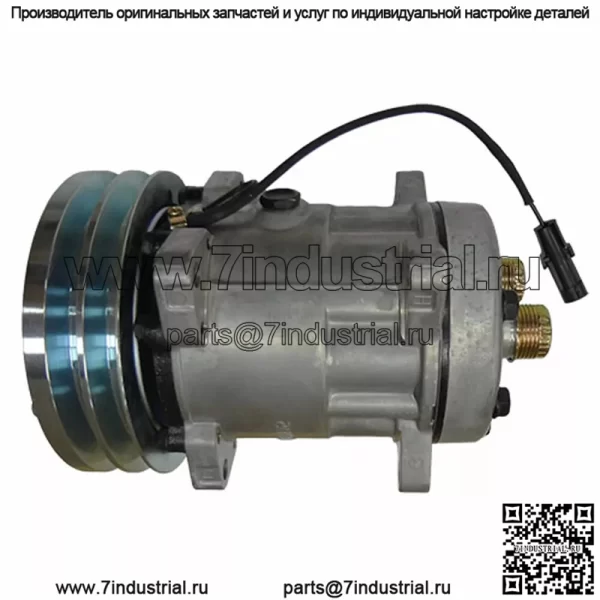 1977959C1 Компрессор кондиционера с муфтой, 6-дюймовый шкив с двойной канавкой R134