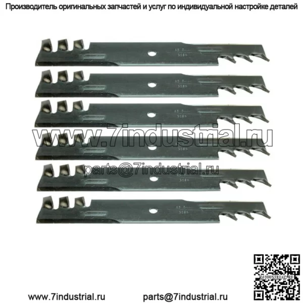Лезвия косилки 6PK для Bad Boy 54 дюйма заменяют 038-0003-00
