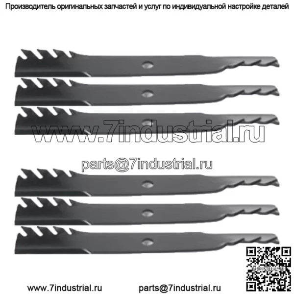 AM100538 Набор из 6 ножей длиной 60 дюймов подходит для John Deere M87622 400 420 430 425 435 445 455