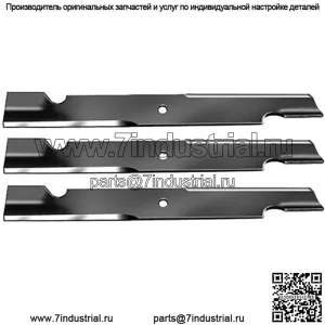 3 лезвия косилки для деки шириной 60 дюймов подходят для косилок Toro Z Master Zero Turn 105-7718-03