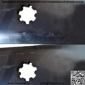 Набор из 2 отвалов подходит для дек John Deere 42 дюйма LA102, 115, 125, 135 и X 300 M154061