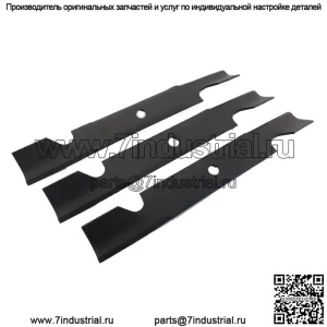 3 лезвия подходят для Toro 117-7277-03, модель 74830-ZX4800-T Titan ZTR, вырез 48 дюймов.