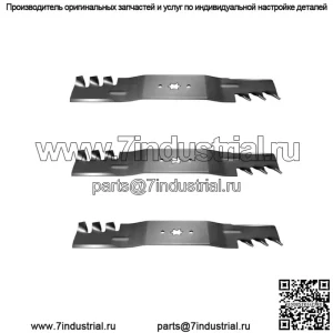 3 мульчирующих лезвия подходят для Cub Cadet RZT54 54 дюйма 742-0677 942-0677 742-0677A 942-0