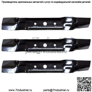 Лезвия газонокосилки 3PK для John Deere 48 Cut L120 L130 GX20250 GY20568