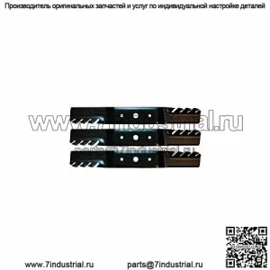 Комплект из 3 зубчатых лезвий косилки 302-444 для John Deere GX20250 L120 L130 48 дюймов