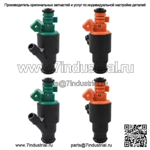 4 шт. топливные форсунки 0280150504 0280150502 для 95-2002 Kia Sportage 2.0L
