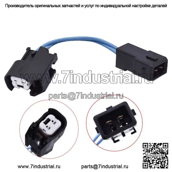 8 обновленных топливных форсунок с 4 отверстиями для 96-99 Dodge Ram Dakota 5.2L 5.9L 318 360 - Image 2
