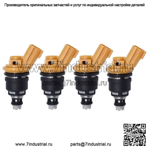 4 боковых топливных форсунки объемом 555 куб.см для Nissan Silvia S13/14/15 SR20DET 16600-RR543