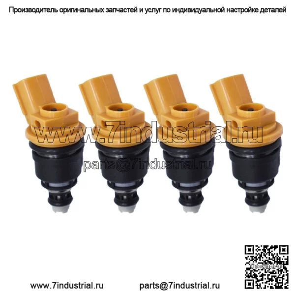 4 боковых топливных форсунки объемом 555 куб.см для Nissan Silvia S13/14/15 SR20DET 16600-RR543 - Image 2