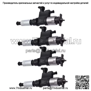 4 * Топливная форсунка 4HK1 подходит для Isuzu NPR NPR-HD Diesel 2001-2007 095000-5471