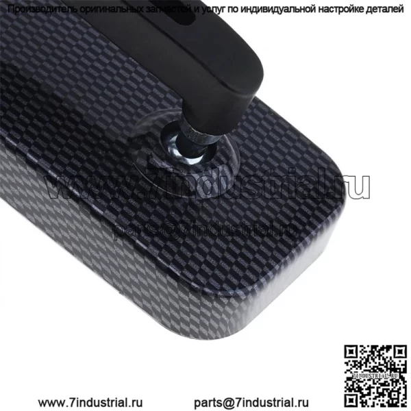Внешняя торговля, популярный мотоцикл, модифицированное полностью алюминиевое синее стекло, квадратный изогнутый стержень, змеиный узор, зеркало заднего вида, зеркало заднего вида, отражатель - Image 5