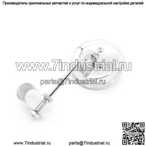 Металлический мотоцикл модифицированный ретро круглый 4 дюйма 8 см суппорт с зажимом зеркало заднего вида зеркало заднего вида