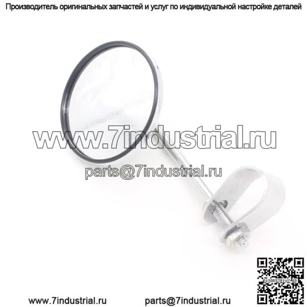 Металлический мотоцикл модифицированный ретро круглый 4 дюйма 8 см суппорт с зажимом зеркало заднего вида зеркало заднего вида - Image 2