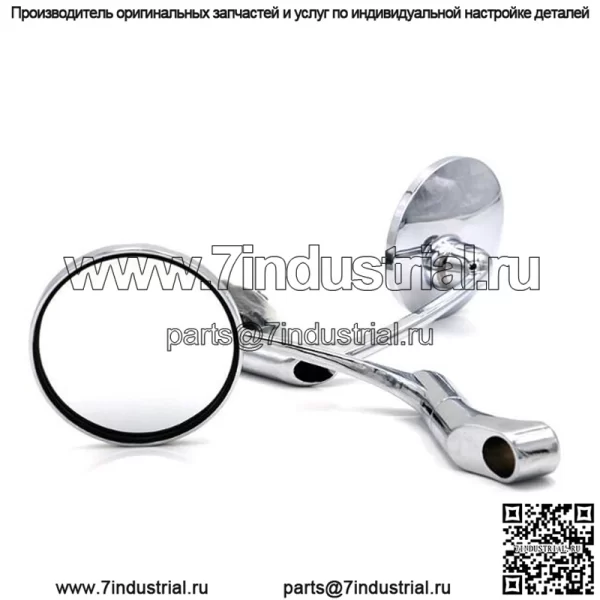 Модифицированные аксессуары для мотоциклов Автомобильное зеркало Мотоциклетное зеркало заднего вида с ЧПУ Модифицированное универсальное зеркало заднего вида для мотоцикла - Image 2