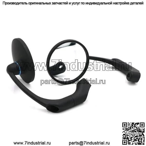 Модифицированные аксессуары для мотоциклов Автомобильное зеркало Мотоциклетное зеркало заднего вида с ЧПУ Модифицированное универсальное зеркало заднего вида для мотоцикла - Image 4