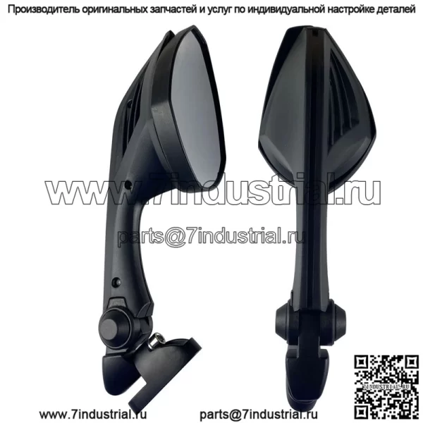 Зеркало заднего вида для мотоцикла Hengbang, модифицированные аксессуары для электрического мотоцикла, трансграничное спортивное гоночное авто, высококачественное зеркало заднего вида, зеркало заднего вида Kawasaki - Image 3