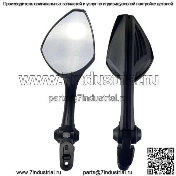 Зеркало заднего вида для мотоцикла Hengbang, модифицированные аксессуары для электрического мотоцикла, трансграничное спортивное гоночное авто, высококачественное зеркало заднего вида, зеркало заднего вида Kawasaki - Image 5