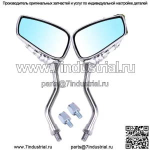 Для Harley Sportster XL 883 1200 Dyna Скелет Череп Рука заднего вида Боковые зеркала