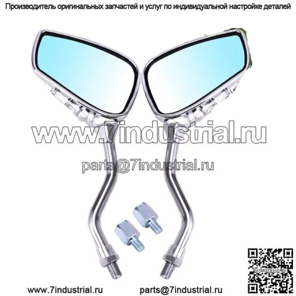 Для Harley Sportster XL 883 1200 Dyna Скелет Череп Рука заднего вида Боковые зеркала