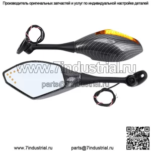 Встроенные светодиодные зеркала указателя поворота для Honda CBR600RR CBR500R CBR1000RR CBR250R