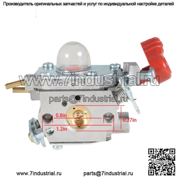 Карбюратор подходит для триммера Sear Craftsman 27cc Weed Eater MTD 753-06288 - Image 2