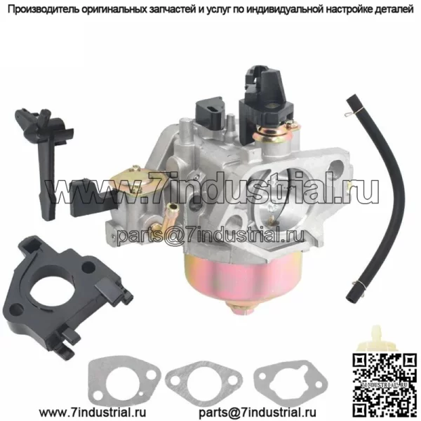 Карбюратор с топливной магистралью подходит для Honda GX340 GX390 11HP 13HP 16100-ZF6-V01