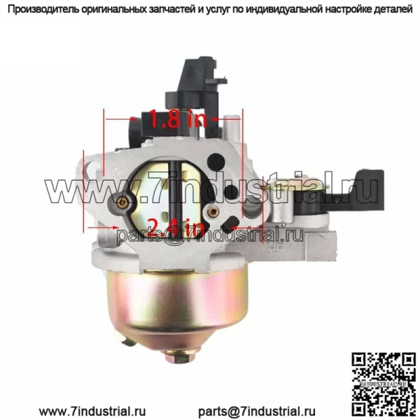 Карбюратор с топливной магистралью подходит для Honda GX340 GX390 11HP 13HP 16100-ZF6-V01 - Image 2
