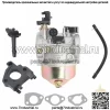 Карбюратор с топливной магистралью подходит для Honda GX340 GX390 11HP 13HP 16100-ZF6-V01 - Image 5