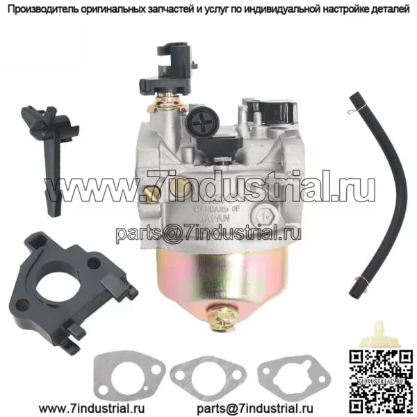 Карбюратор с топливной магистралью подходит для Honda GX340 GX390 11HP 13HP 16100-ZF6-V01 - Image 5