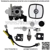 Подходит для Husqvarna LTH1438 LTH2038 LTH1538 для карбюратора двигателя Briggs Stratton - Image 3