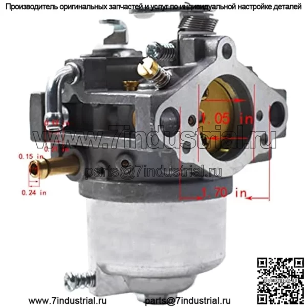 Замена карбюратора Kawasaki Mule 2500 2510 1996-1999 15003-2509 - Image 3