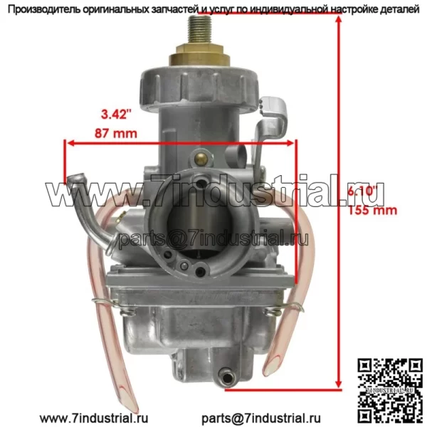 Карбюраторы с впускными и лепестковыми клапанами для Yamaha Banshee 350 YFZ350 1987-2006 гг. - Image 2