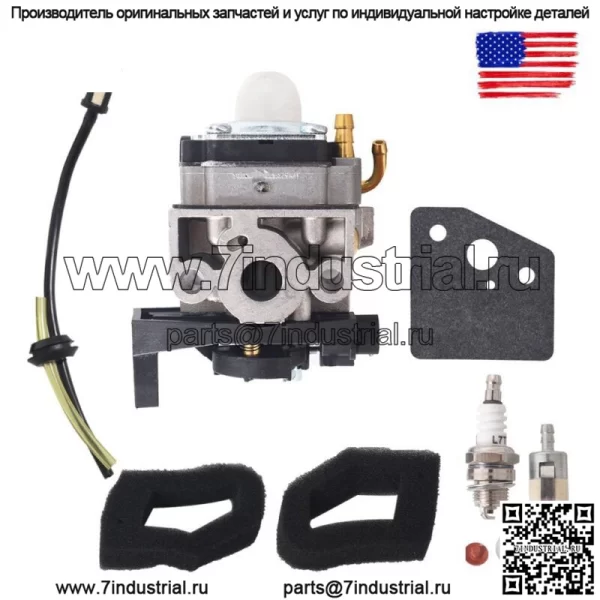 Комплект карбюратора, пригодный для замены двигателя Honda GX25 GX35, триммер Whipper Snipper - Image 2