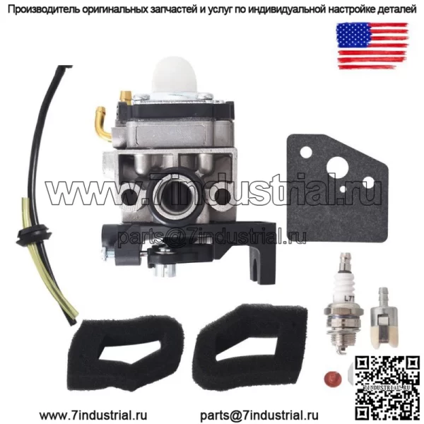 Комплект карбюратора, пригодный для замены двигателя Honda GX25 GX35, триммер Whipper Snipper - Image 4
