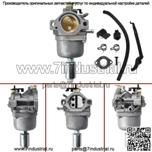 Комплект карбюратора подходит для John Deere LA110 17,5 л.с. 310000 Troy Bilt 795366 деталей