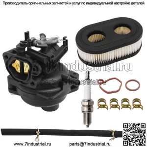 Новый комплект карбюратора, подходящий для двигателя газонокосилки Husqvarna LC221A объемом 150 куб.см, 21 дюйм