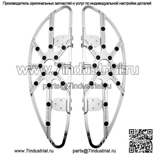 Подходит для Harley, скользящей модифицированной черной педали с ЧПУ, передней и задней большой педали, педали переднего водителя, задней пассажирской педали - Image 2