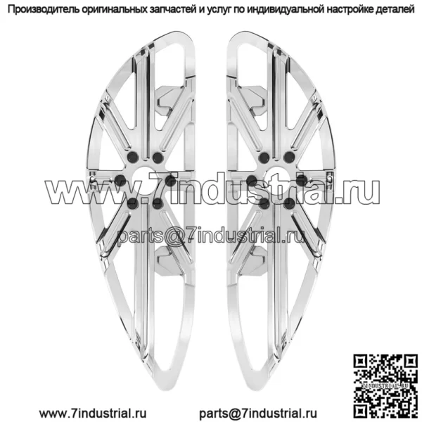 Подходит для Harley, скользящей модифицированной черной педали с ЧПУ, передней и задней большой педали, педали переднего водителя, задней пассажирской педали - Image 4