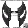 Аксессуары для мотоциклов Harley 883 XL1200 48 модифицированная задняя педаль пламени пассажирская педаль