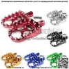 Аксессуары для трансграничных модификаций мотоциклов CRF Gaosai Harley, цвет из алюминиевого сплава с ЧПУ, с нескользящей зубчатой педалью для бездорожья - Image 2