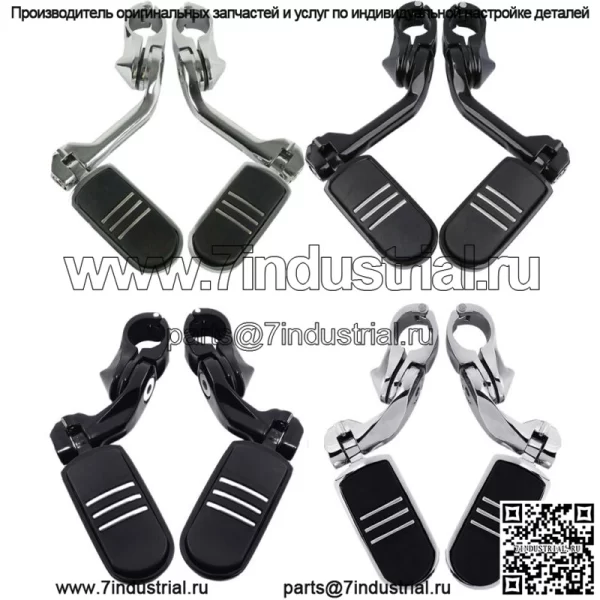 1,25 дюйма 1-1/4 дюйма подножки для шоссе, педали для Harley Touring Road King Street Glide