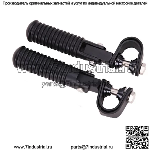 Подножки для мотоцикла 1 "1-1/4" с U-образным зажимом и подножками для Harley Honda