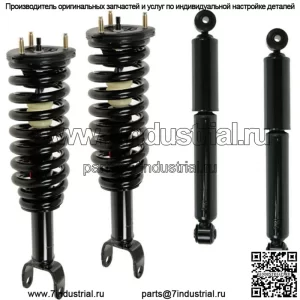 2 полные стойки с пружинным креплением + 2 амортизатора подходят для 4WD Dakota 2005-09, Raider 2006-09